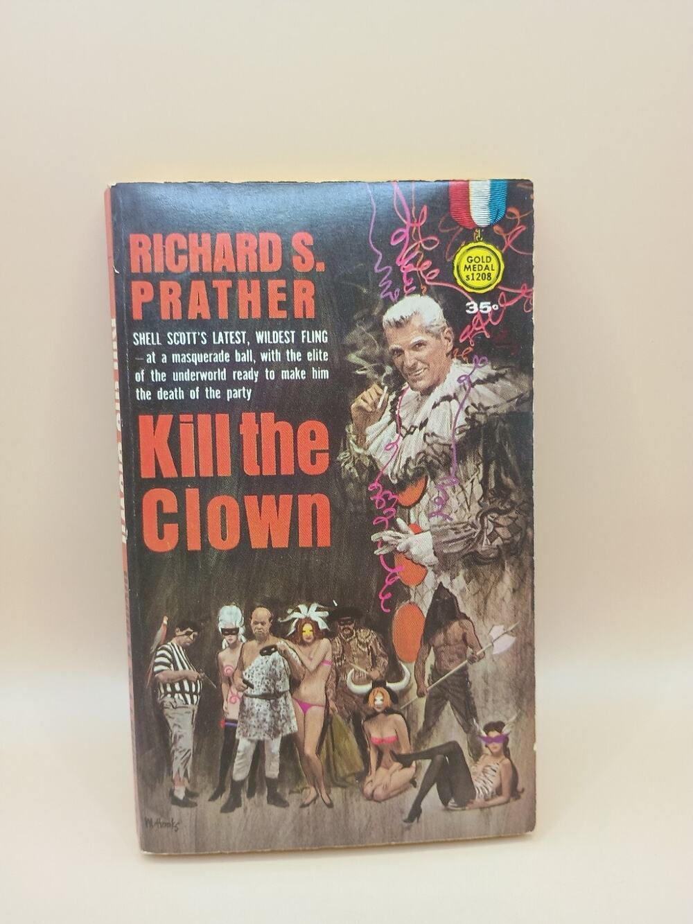 Kill the Clown, by Richard S. Prather, 1962 Pulp Fiction vintage erotica book